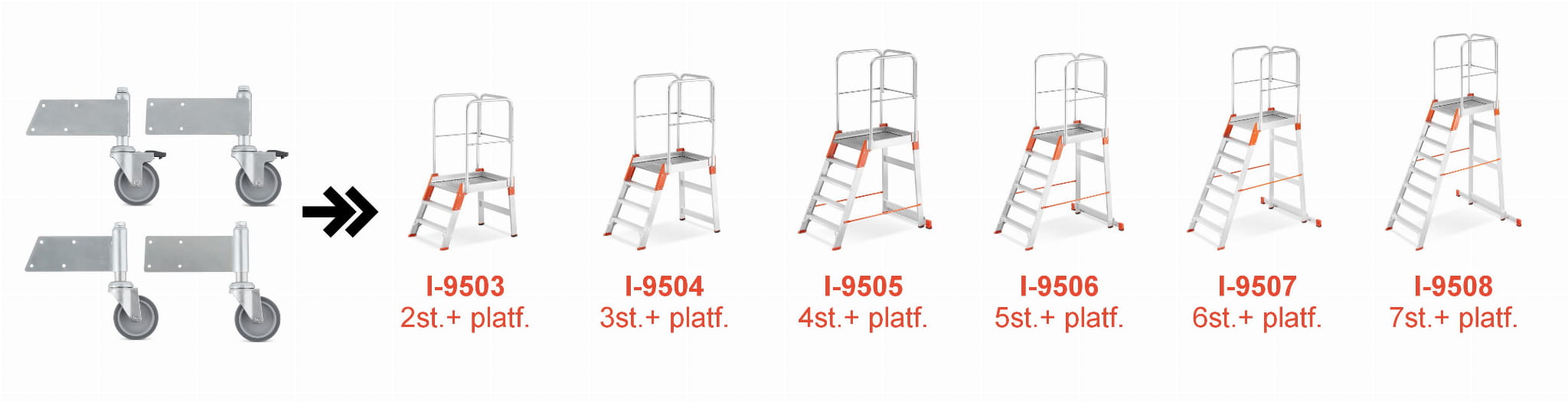 Drabina magazynowa - mostek jednostronny ALOSS - 26.jpg