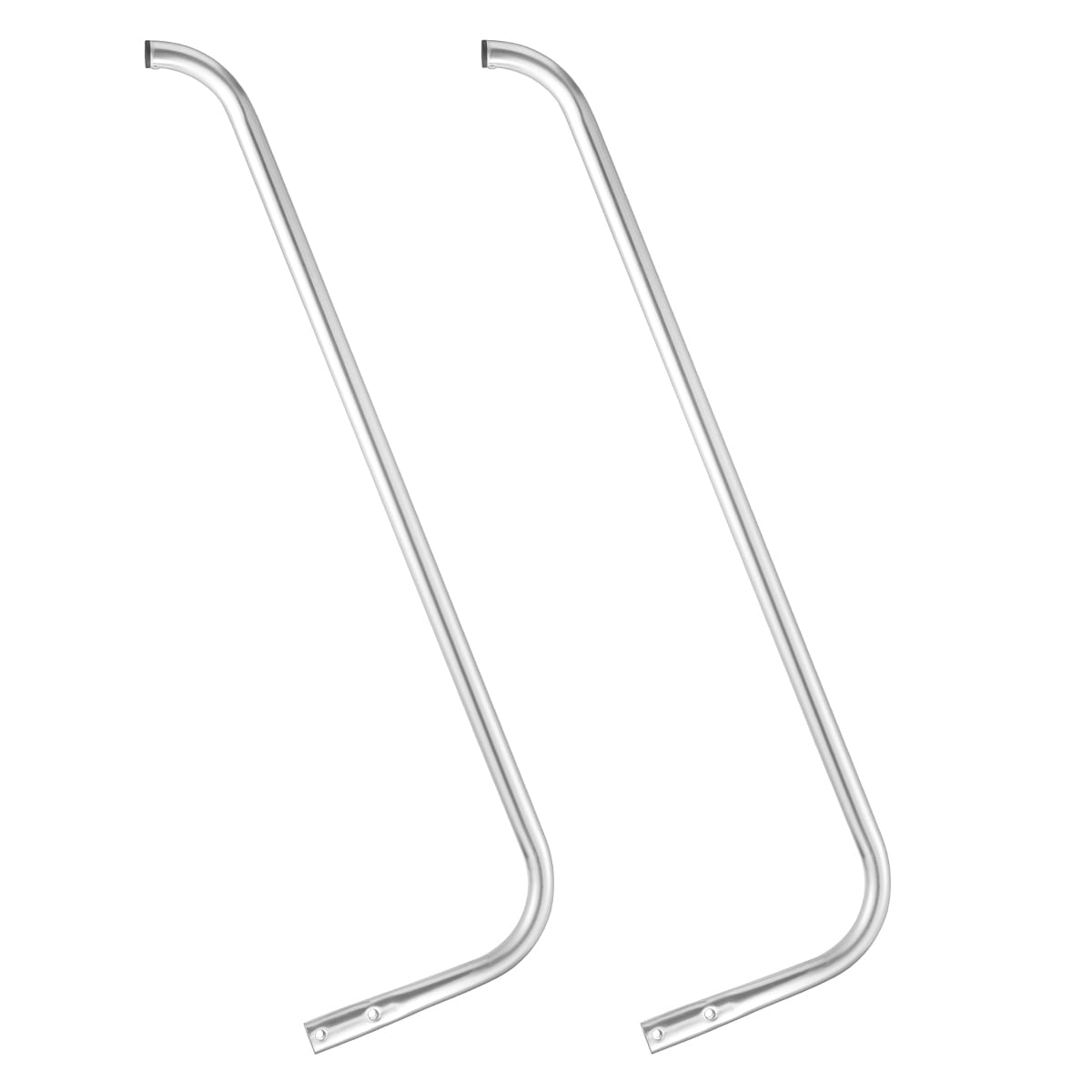 Drabina magazynowa ALOSS®️ z wejściem jednostronnym, schodki, schody magazynowe, podest, pomost magazynowy - model: 9508 (7 stopni + podest)