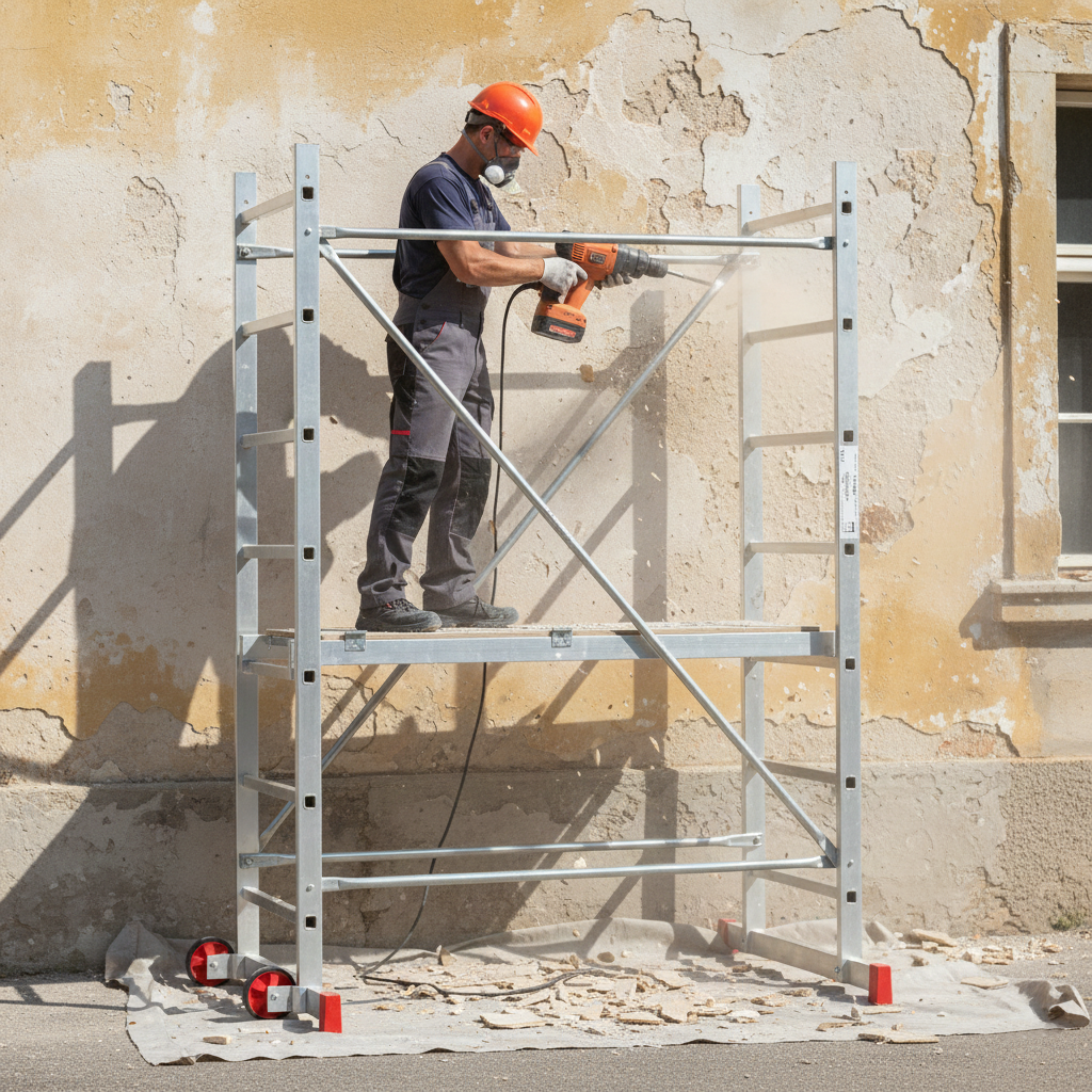 Rusztowanie aluminiowe przejezdne FARAONE AK200