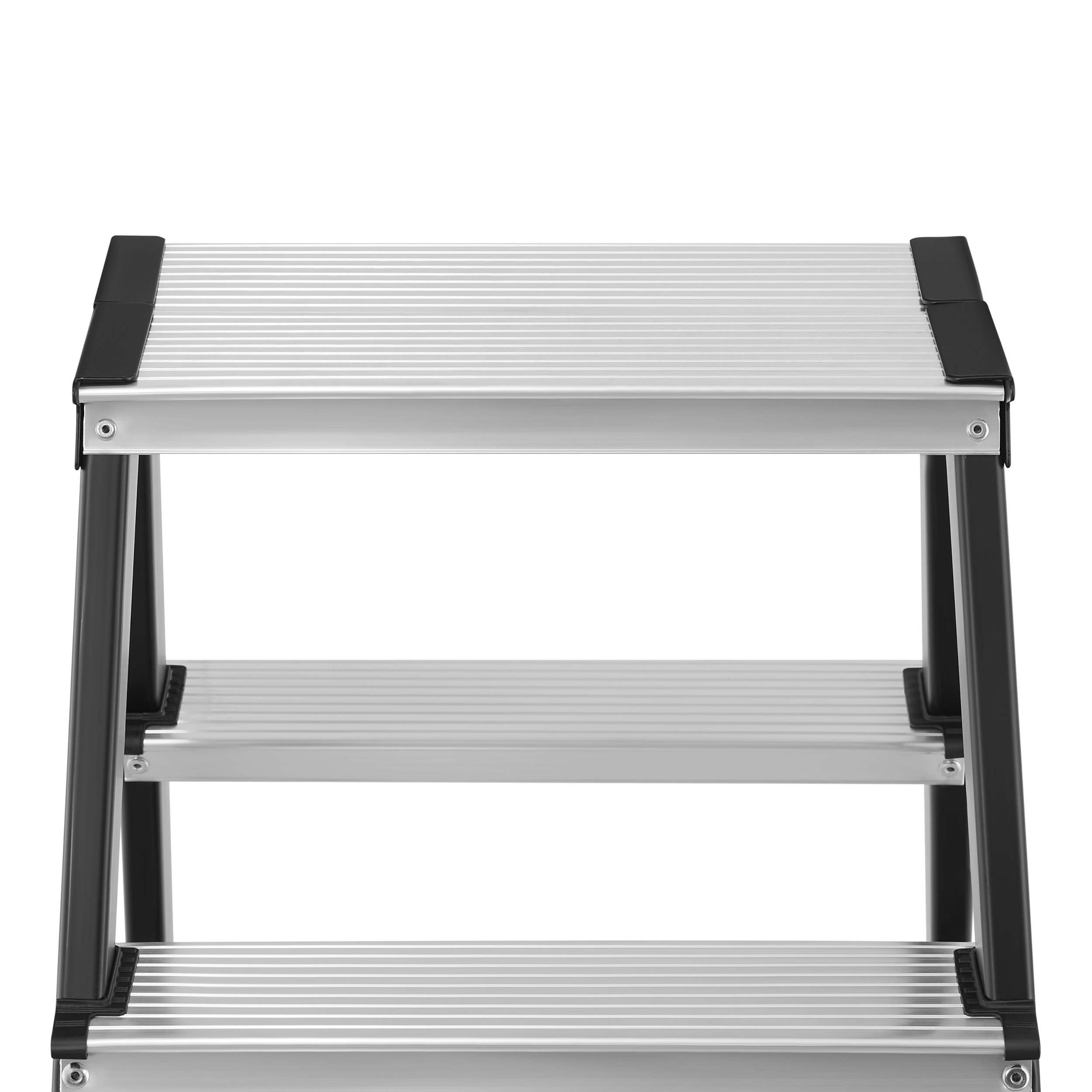 Drabina domowa stalowa dwustronna składana HIGHER 2x4 stopnie 150kg