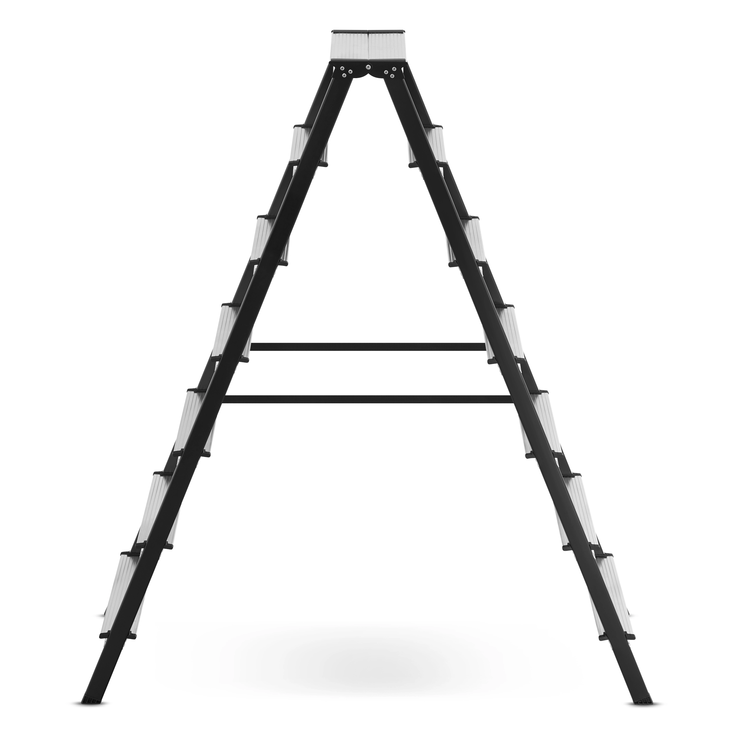Drabina domowa stalowa dwustronna składana HIGHER 2x7 stopnie 150kg