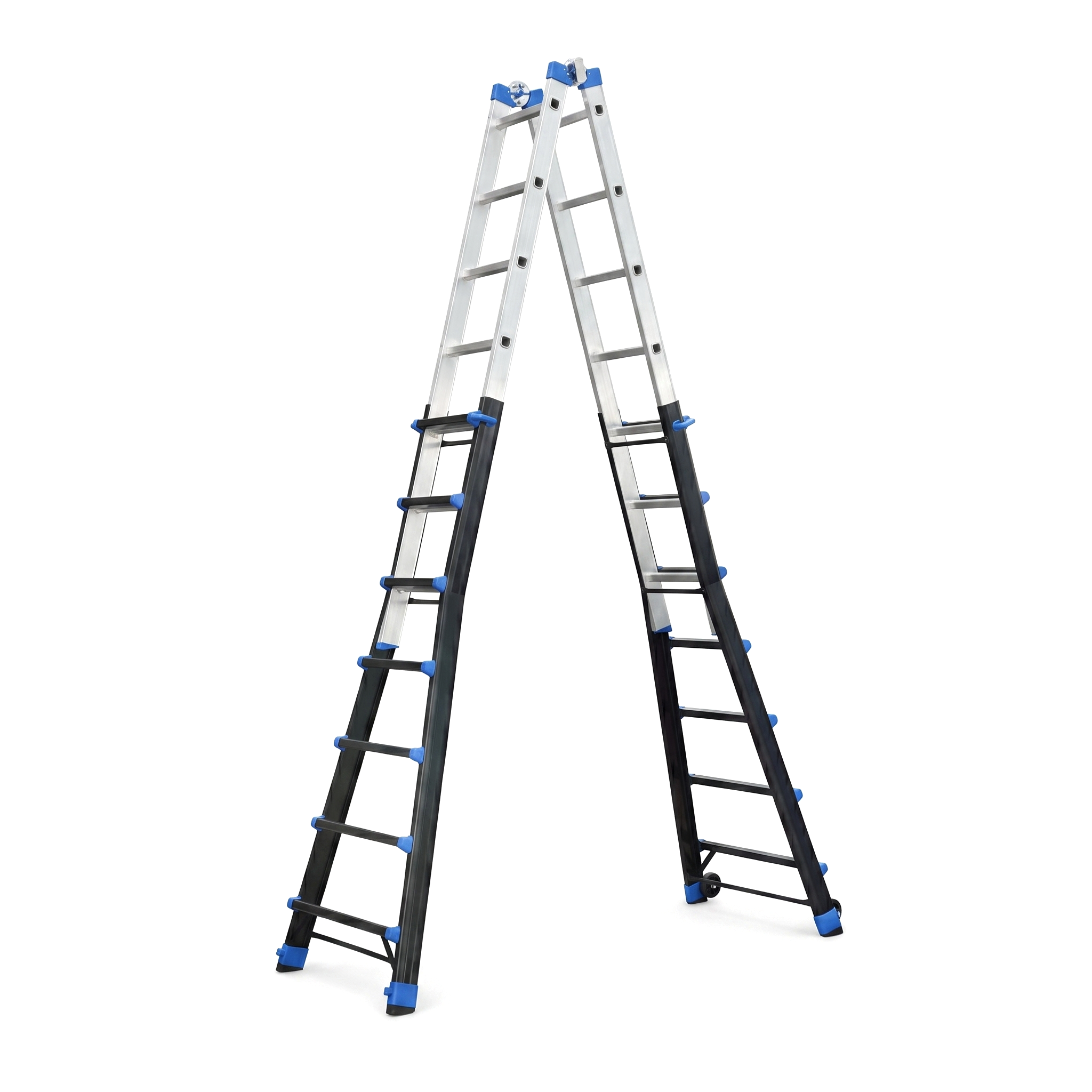 Drabina Teleskopowa HIGHER 7+7 wielofunkcyjna na schody 8m EN131
