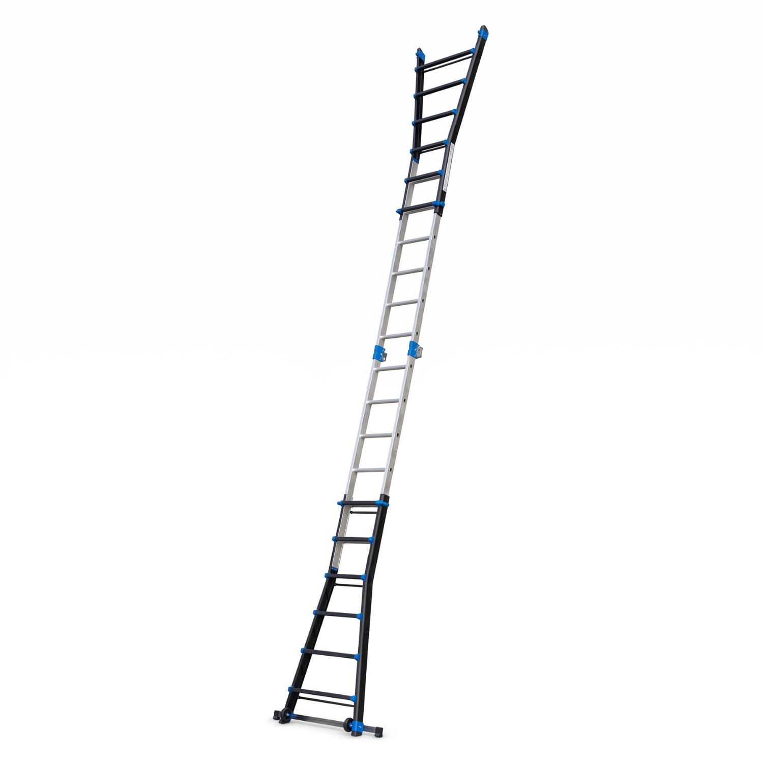 Drabina aluminiowa przegubowa teleskopowa Gierre 6+6 wielofunkcyjna na schody 150 kg 7 m EN-131