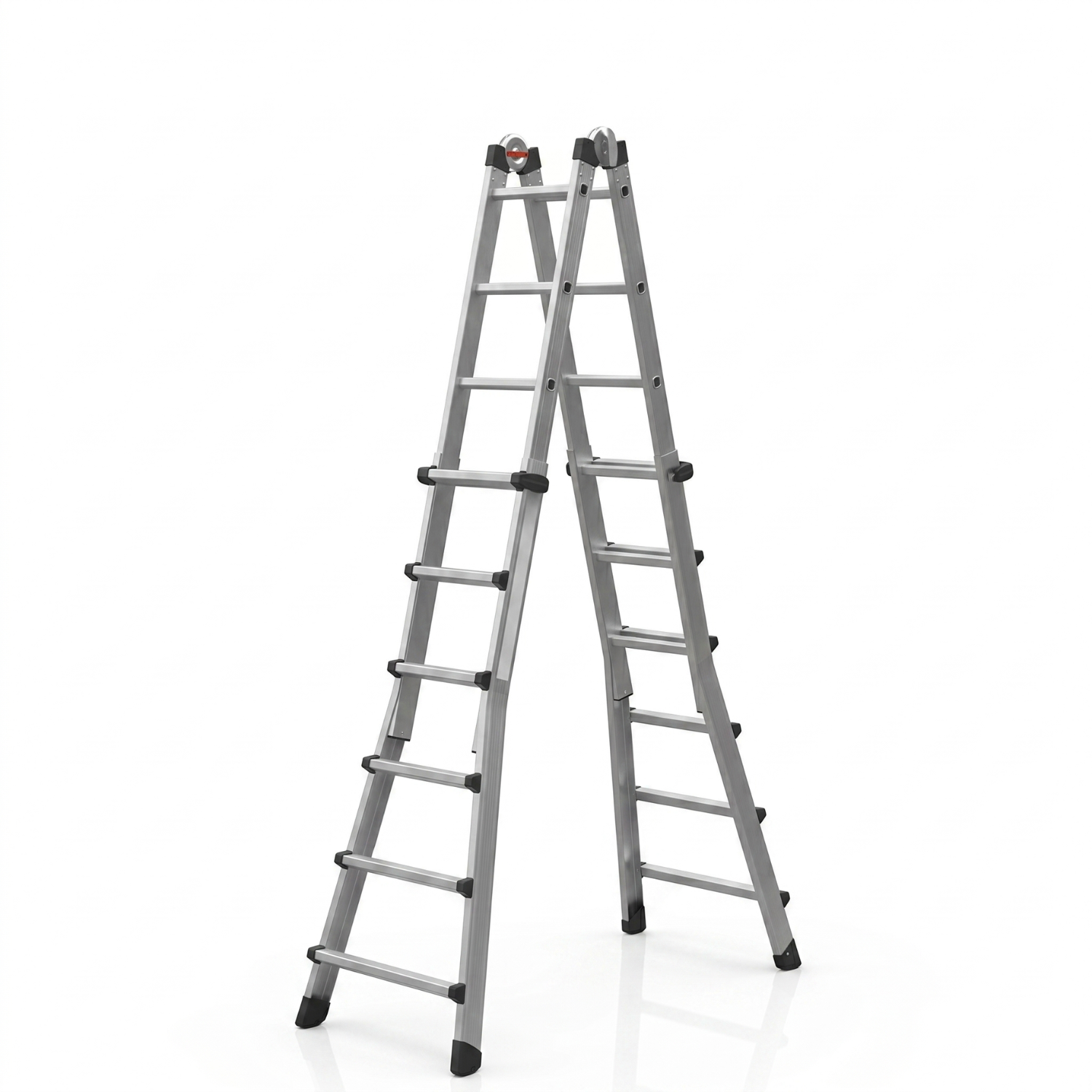 Drabina aluminiowa teleskopowa 6,75 m GIERRE 6+6 na schody przegubowa 150 kg