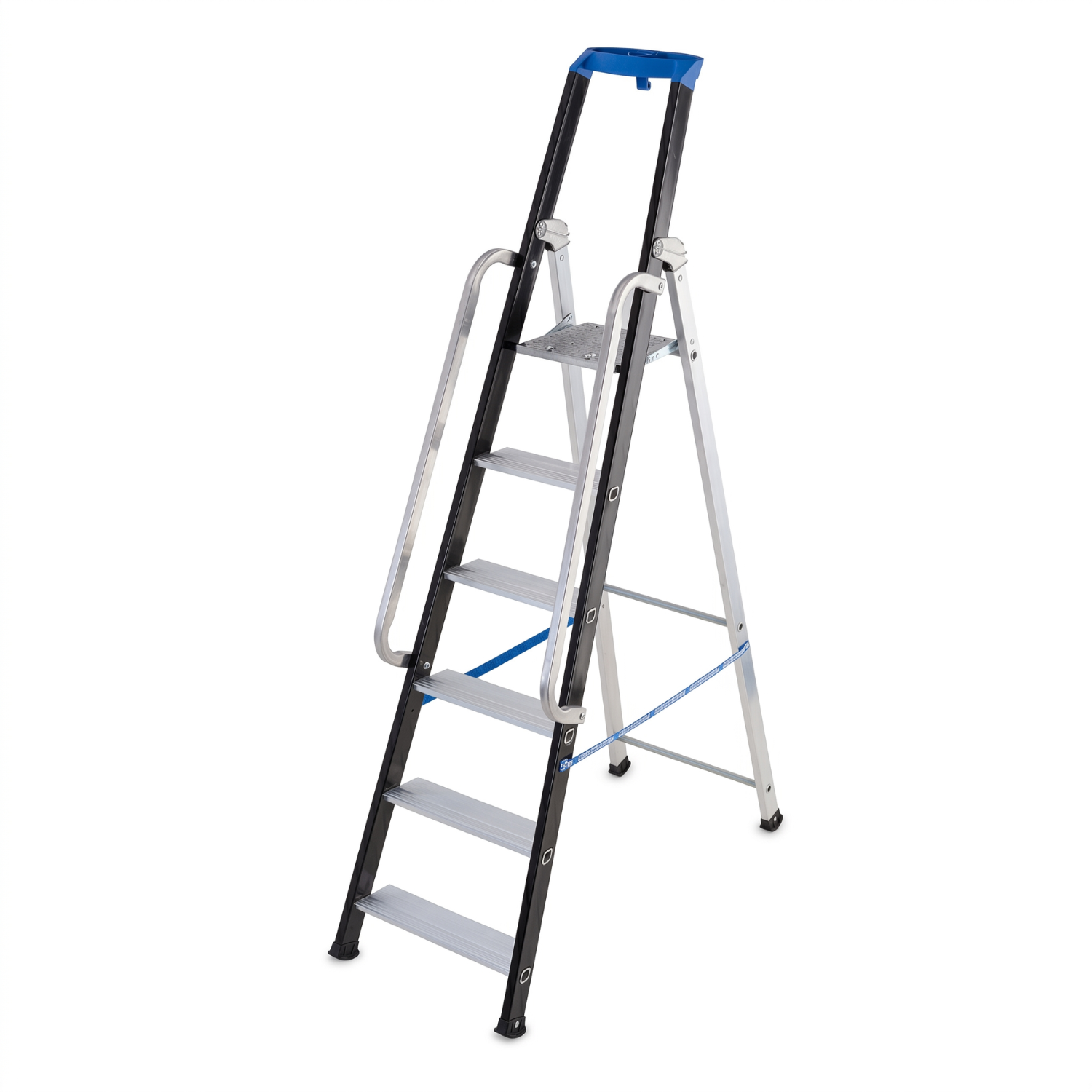 Drabina aluminiowa jednostronna GIERRE 6 stopni podest 150 kg 3,35 m