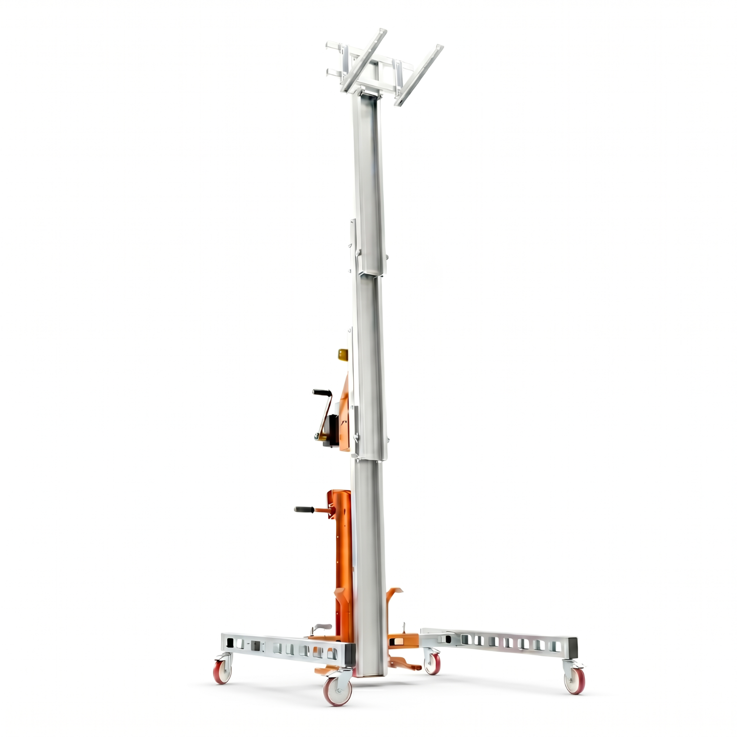 Aluminiowy jezdny elektryczny podnośnik materiałów HWBIG3EL Faraone 250 kg 4,95 m