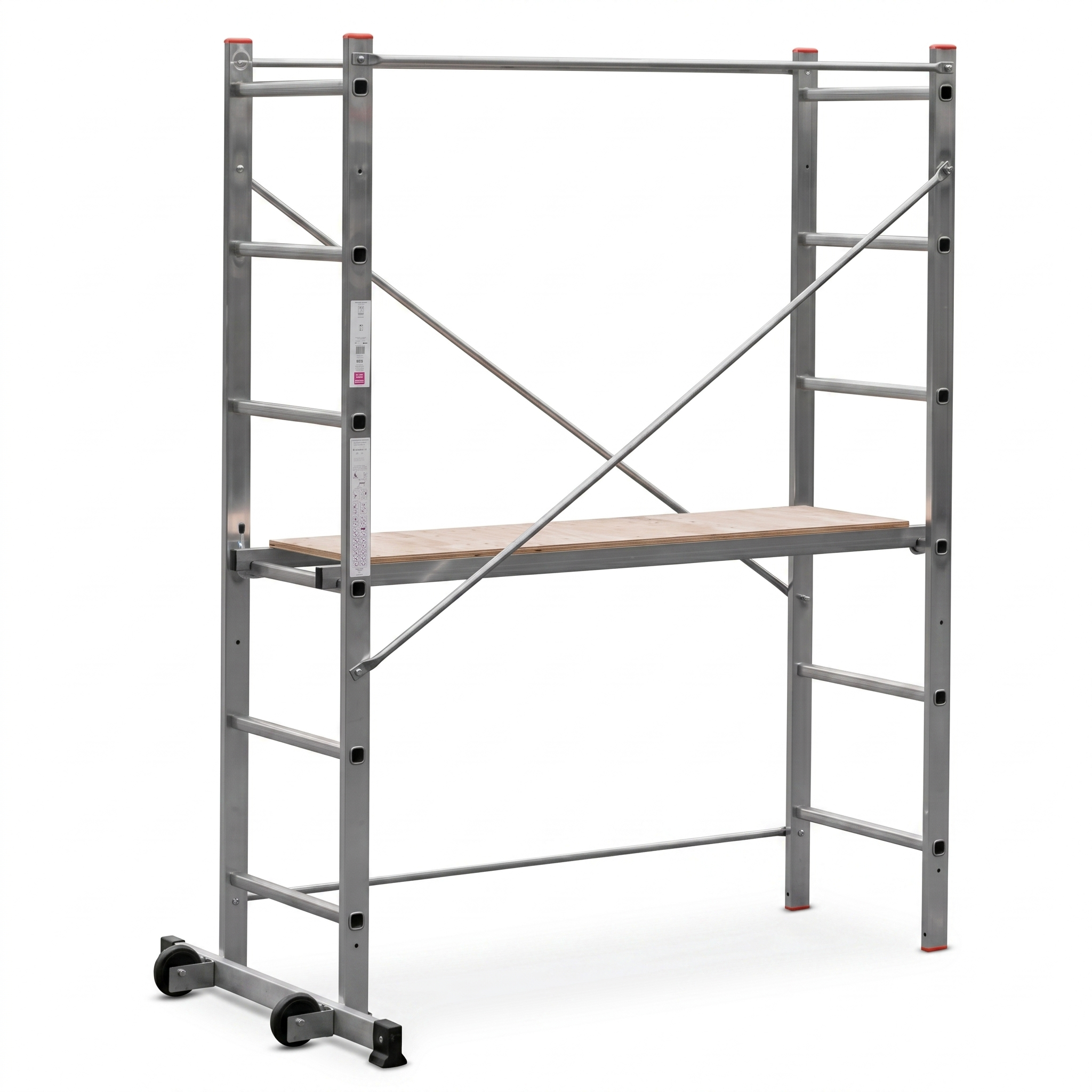 Rusztowanie aluminiowe jezdne przejezdne GIERRE Easy 100 G-FA100EY 2,86 m modułowe