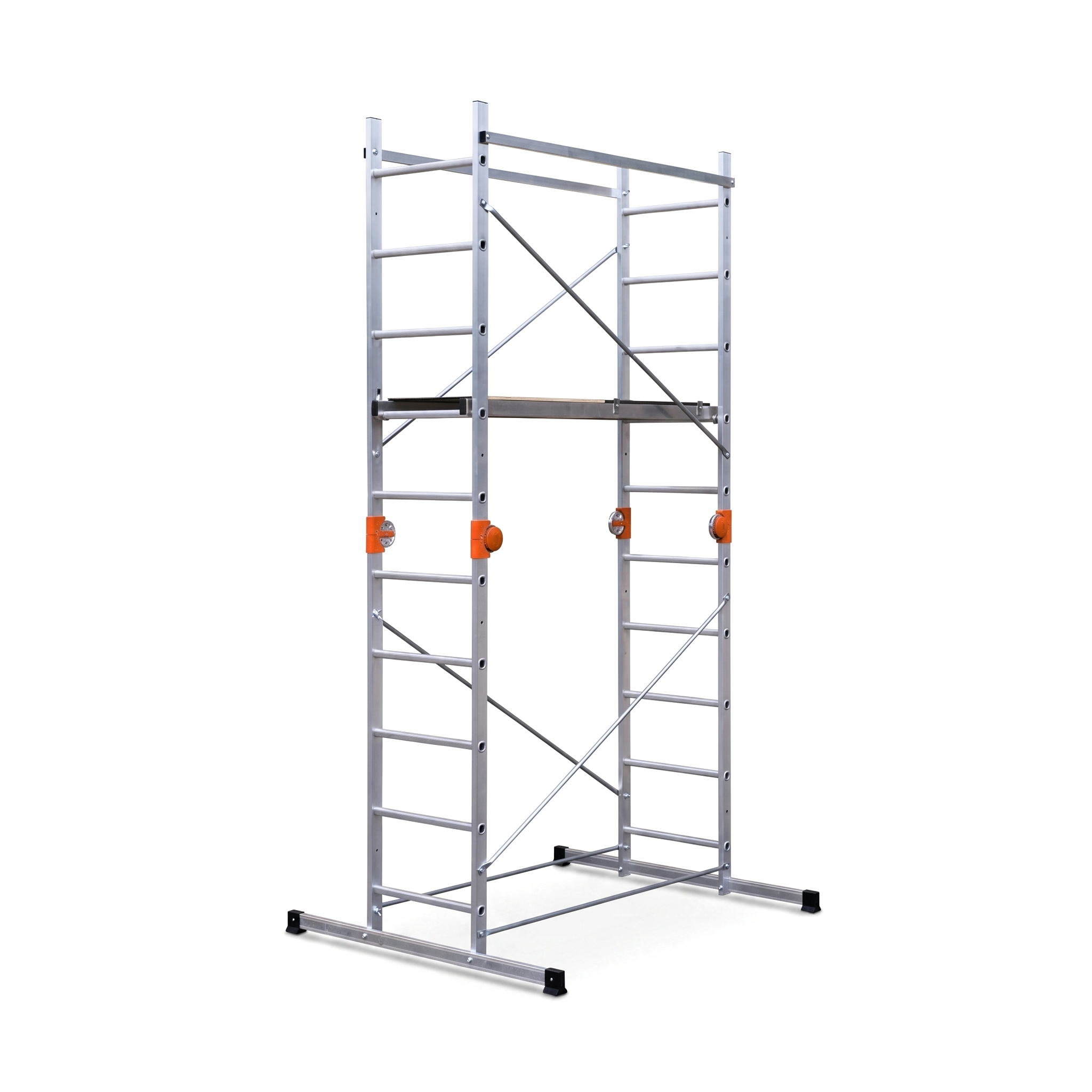Rusztowanie aluminiowe przegubowe jezdne przejezdne 4w1 GIERRE Easy 200 G-FA200EY 3,8 m modułowe