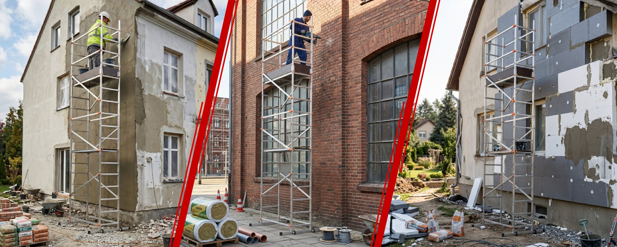 Rusztowanie jezdne GIERRE FA400FL+FA500FL 5,8 m modułowe