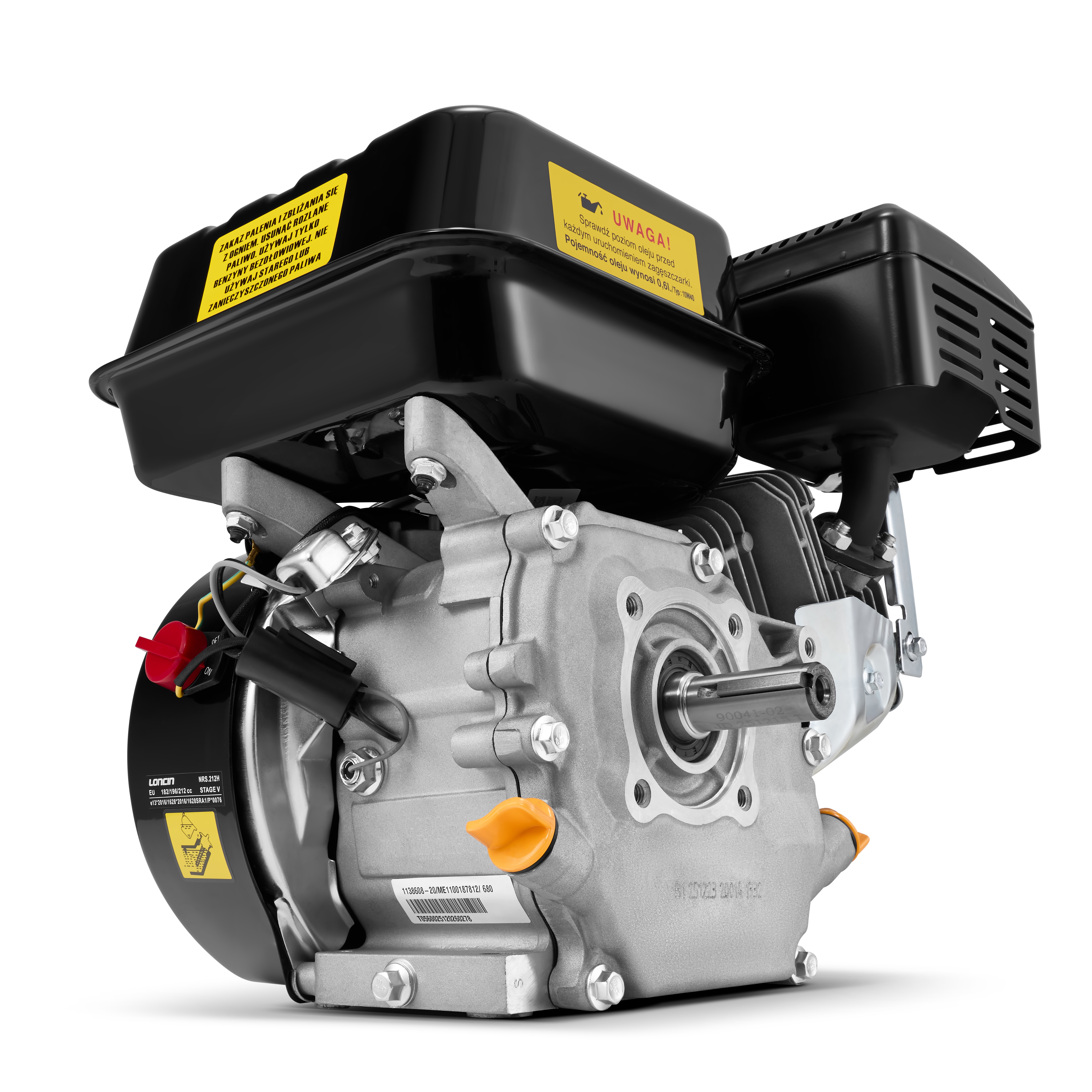 Silnik LONCIN G200F spalinowy benzynowy 6,5 KM wał 20 mm 196 cc