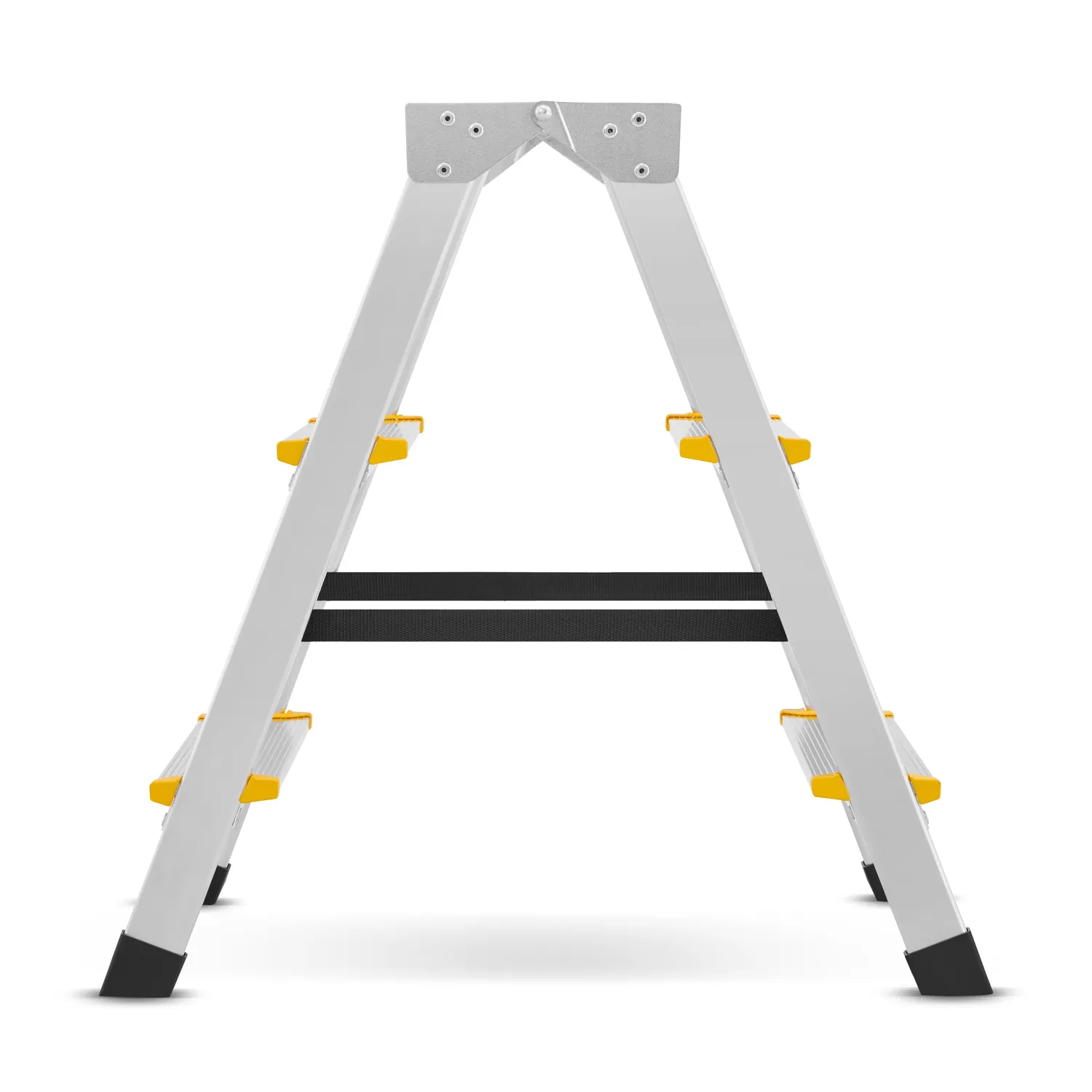 Drabina aluminiowa domowa dwustronna składana HIGHER 2x3 stopnie taboret podnóżek schodek