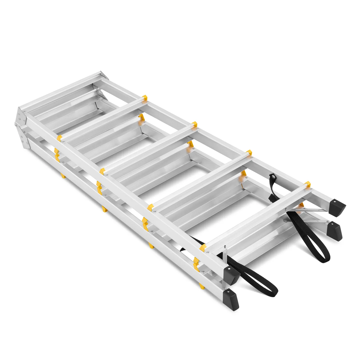 Drabina aluminiowa domowa dwustronna składana HIGHER 2x5 stopni taboret podnóżek schodek