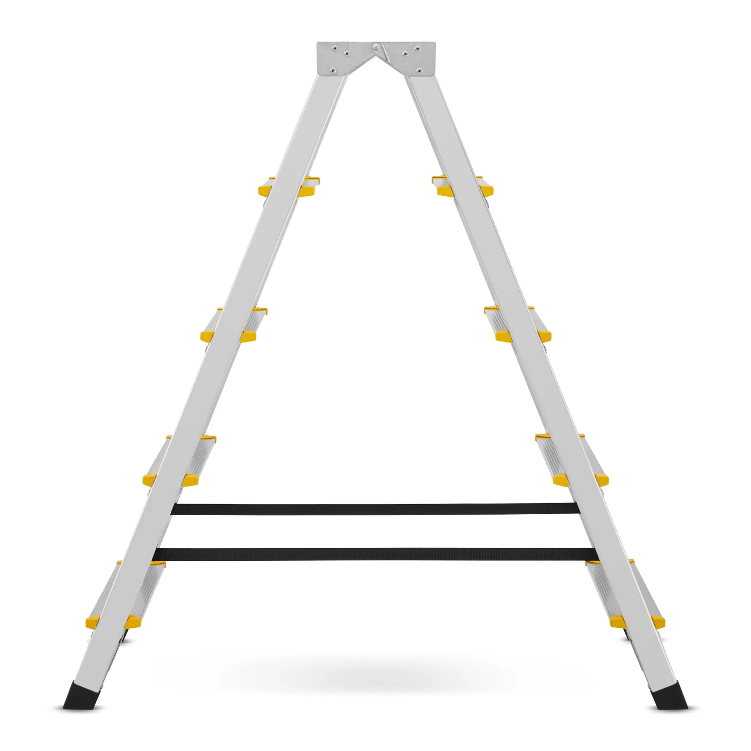 Drabina aluminiowa domowa dwustronna składana HIGHER 2x5 stopni taboret podnóżek schodek