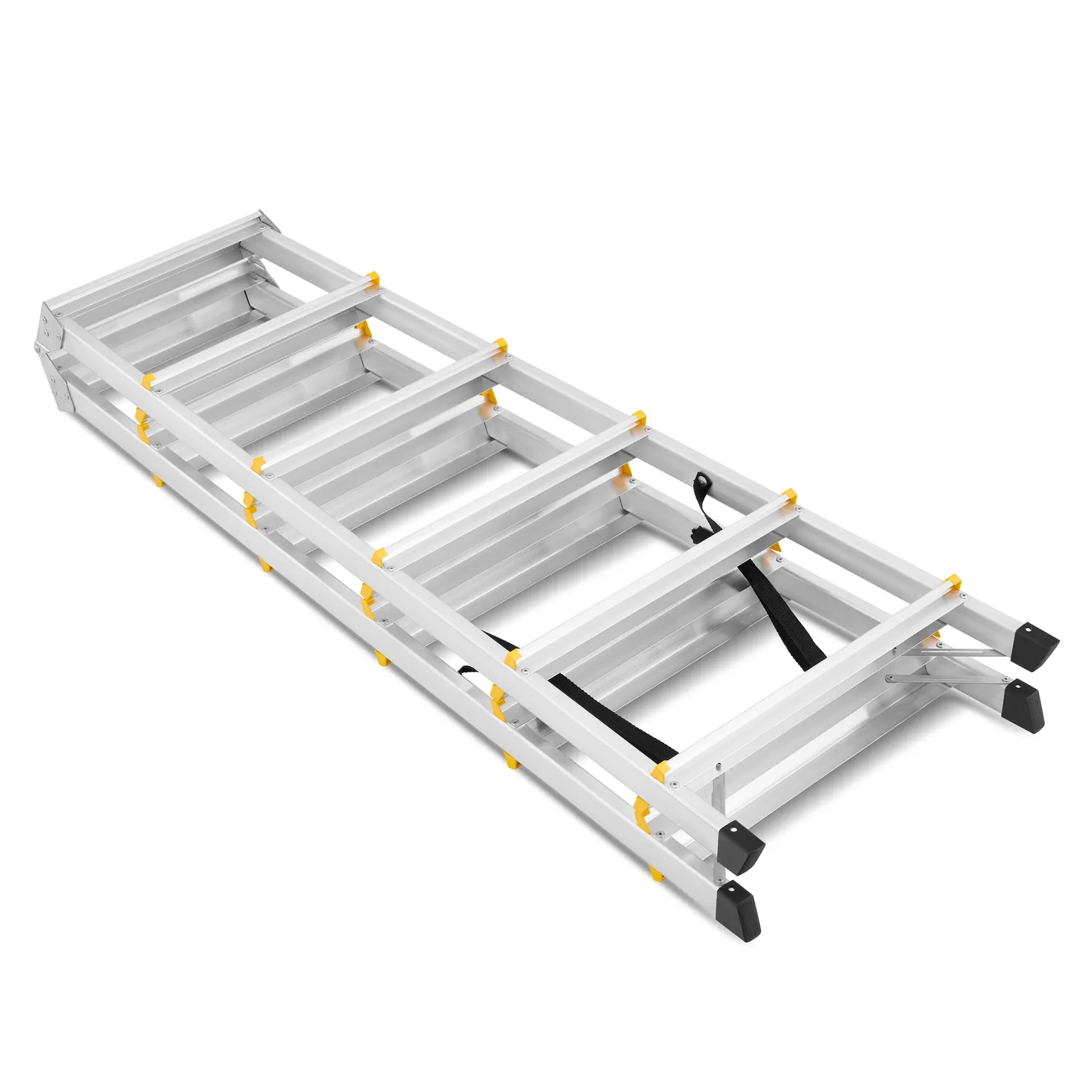 Drabina aluminiowa domowa dwustronna składana HIGHER 2x6 stopni taboret podnóżek schodek