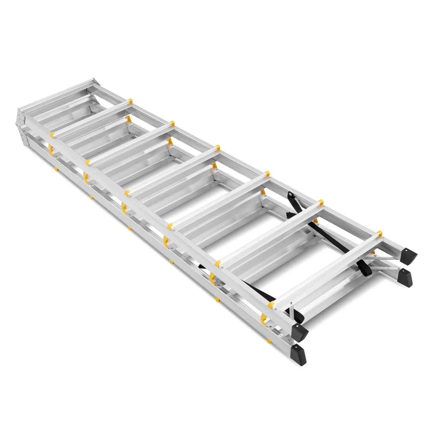 Drabina aluminiowa domowa dwustronna składana HIGHER 2x7 stopni taboret podnóżek schodek