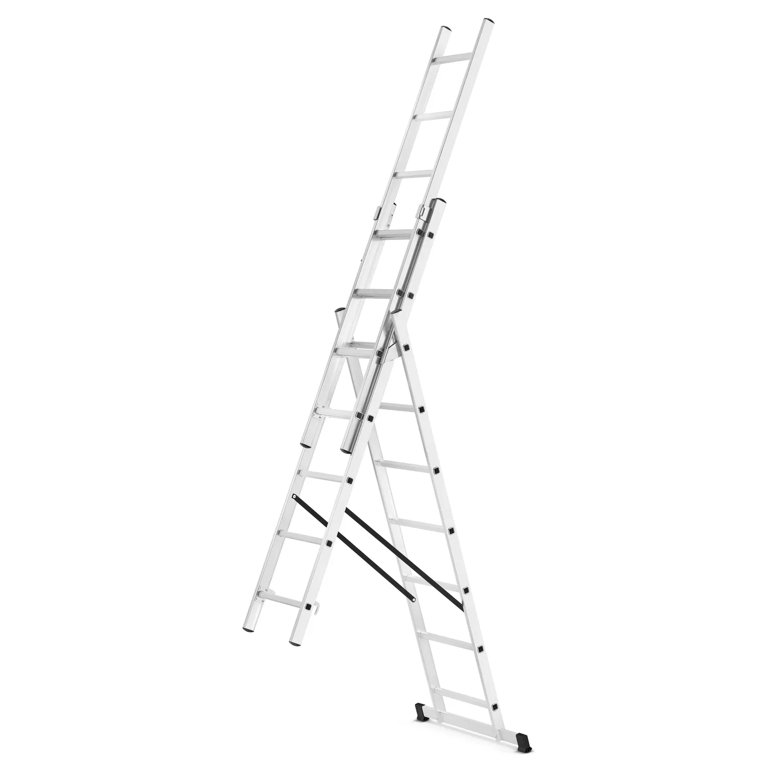Drabina aluminiowa wielofunkcyjna uniwersalna z adaptacją na schody 3x7 HIGHER 150kg