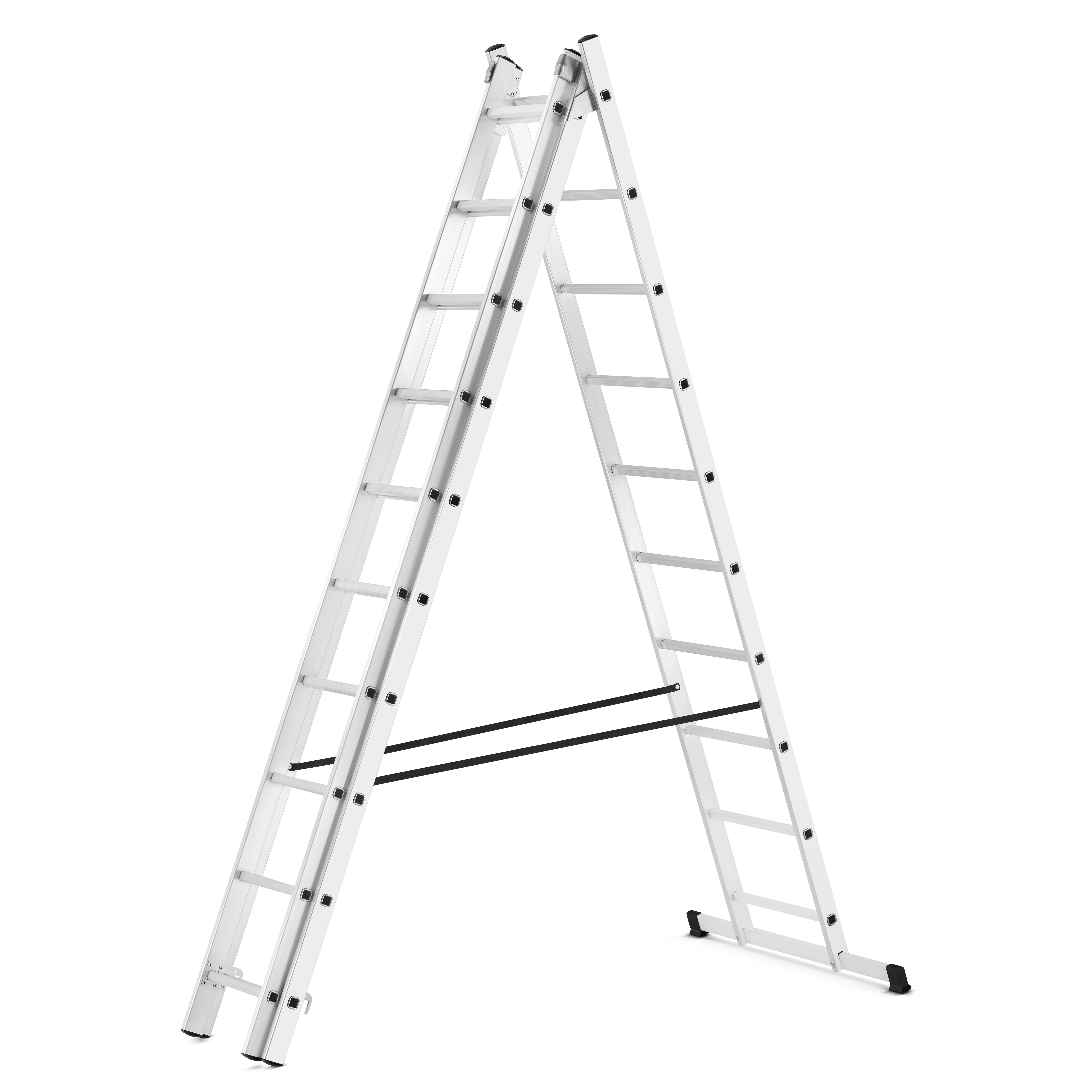 Drabina aluminiowa wielofunkcyjna uniwersalna z adaptacją na schody 3x10 HIGHER 150kg