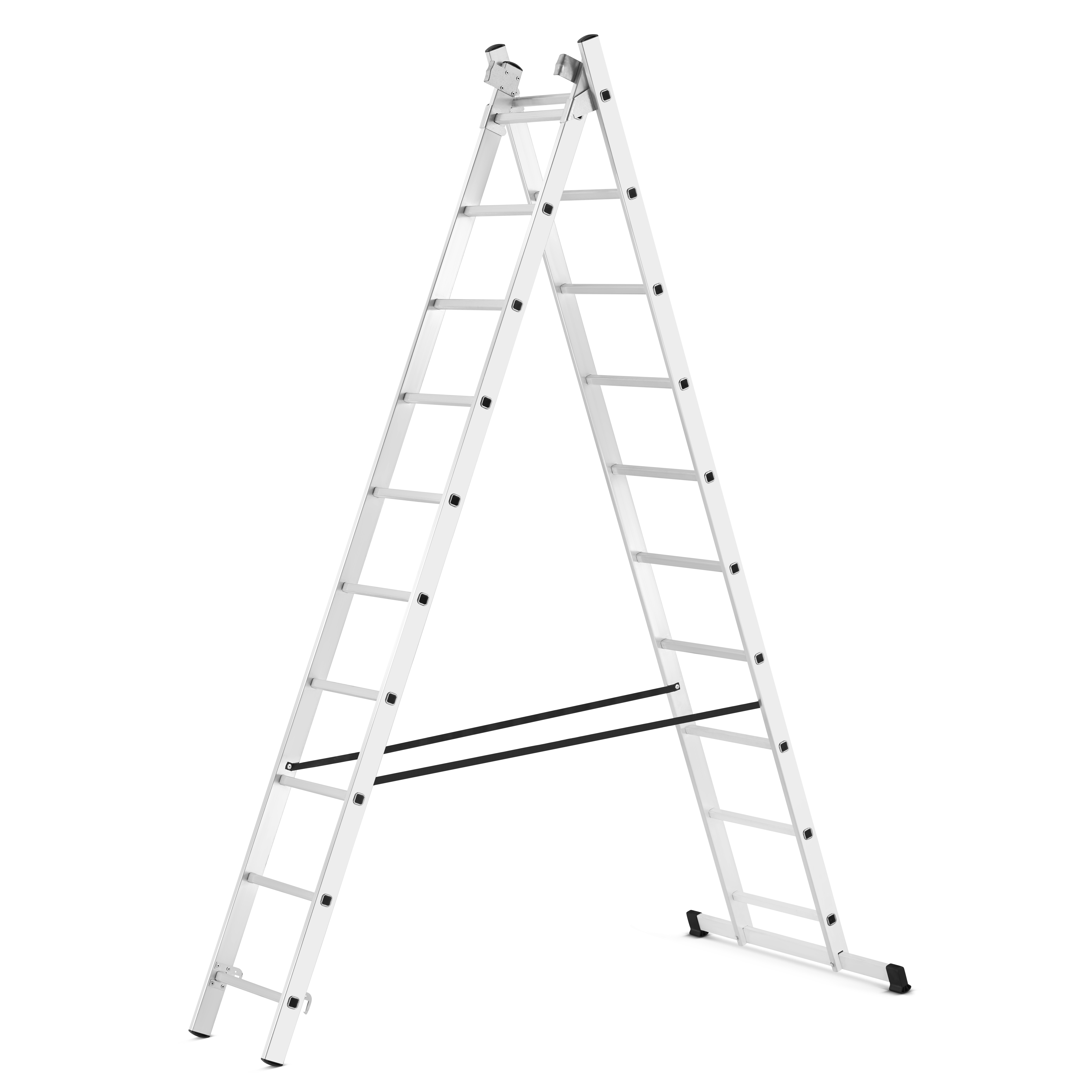 Drabina aluminiowa wielofunkcyjna uniwersalna z adaptacją na schody 3x10 HIGHER 150kg