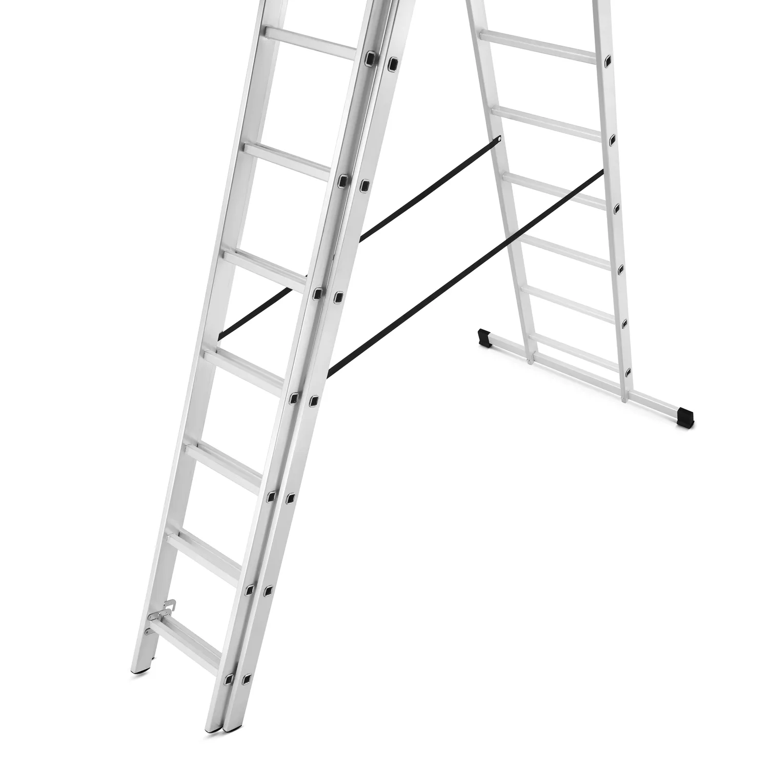 Drabina aluminiowa wielofunkcyjna uniwersalna z adaptacją na schody 3x11 HIGHER 150kg