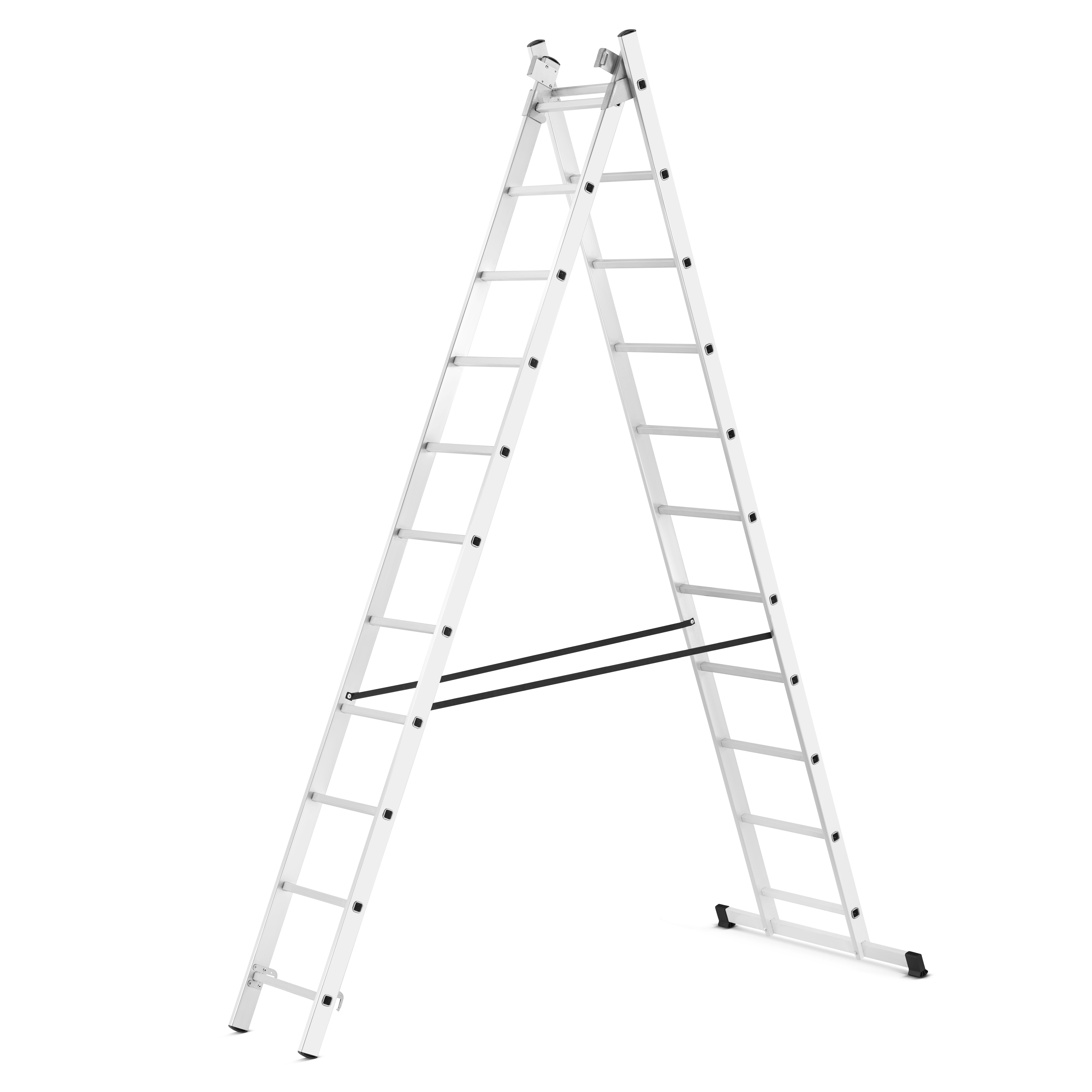 Drabina aluminiowa wielofunkcyjna uniwersalna z adaptacją na schody 3x11 HIGHER 150kg
