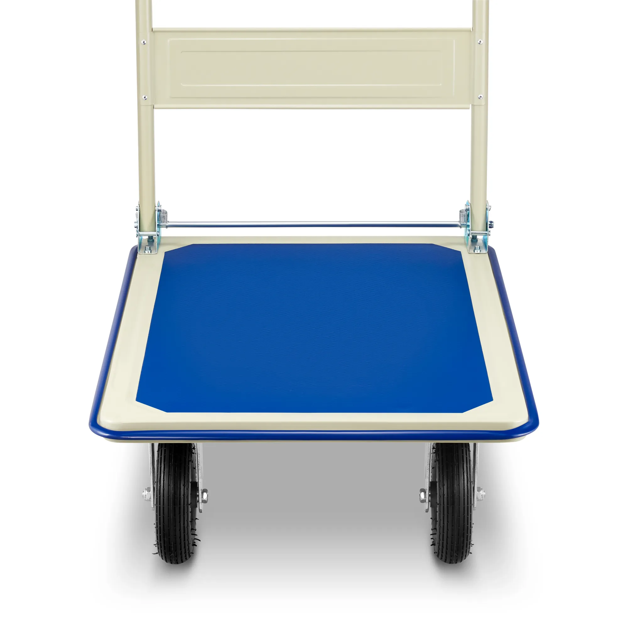 Wózek platformowy transportowy magazynowy 150 kg HIGHER koła pneumatyczne