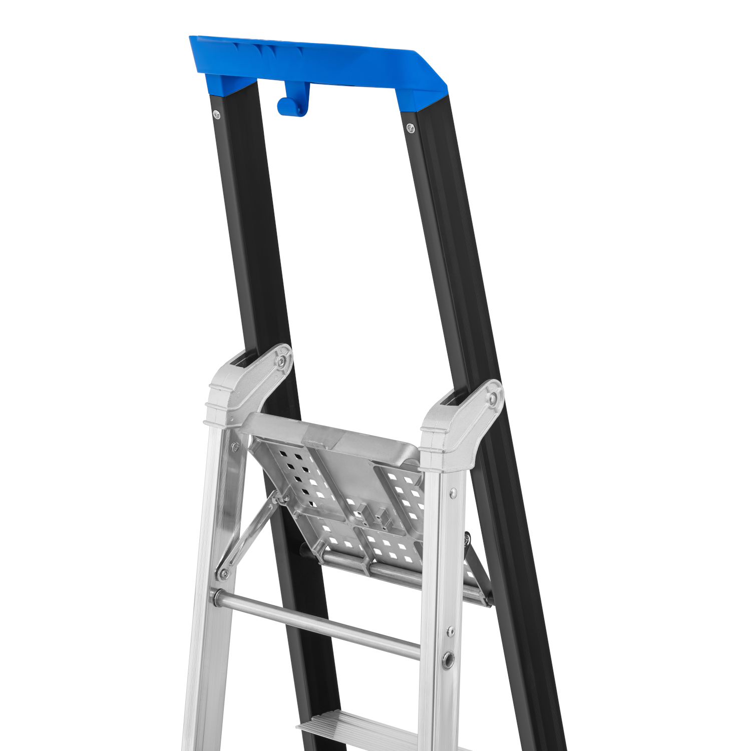 Drabina aluminiowa jednostronna GIERRE 5 stopni podest 150 kg 3,10 m