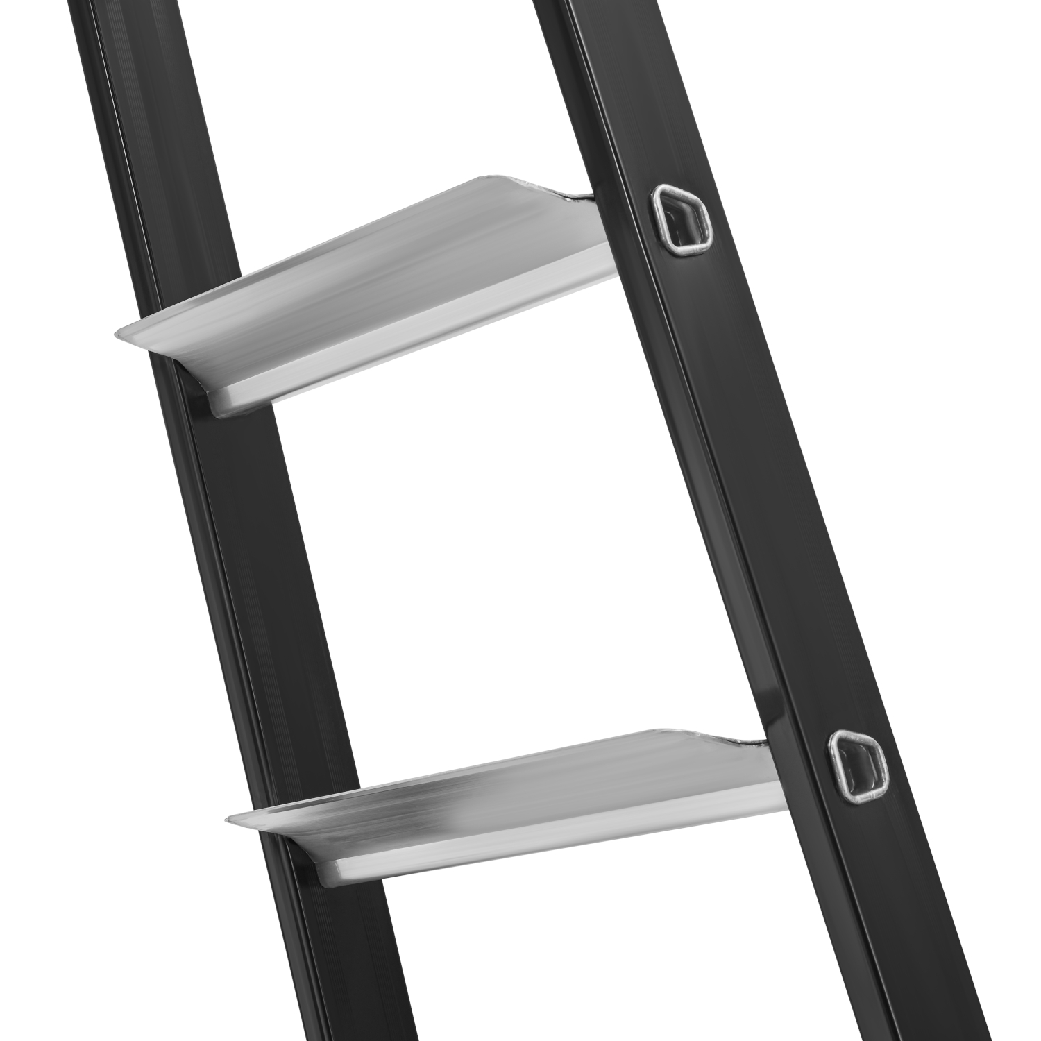Drabina aluminiowa jednostronna GIERRE 5 stopni podest 150 kg 3,10 m