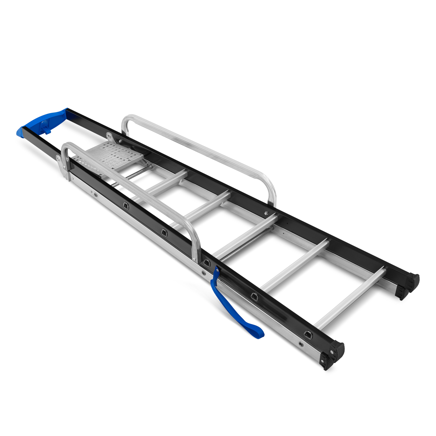 Drabina aluminiowa jednostronna GIERRE 6 stopni podest 150 kg 3,35 m
