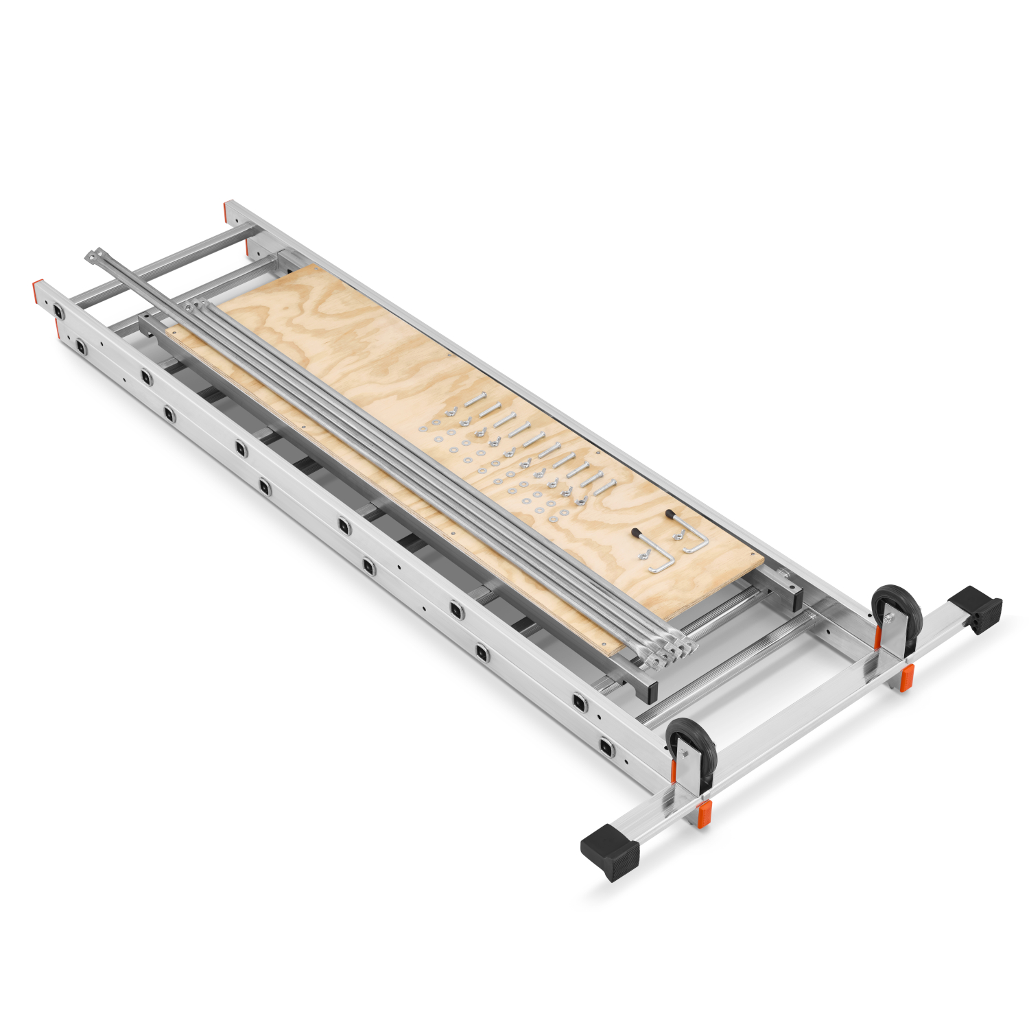 Rusztowanie aluminiowe jezdne przejezdne GIERRE Easy 100 G-FA100EY 2,86 m modułowe
