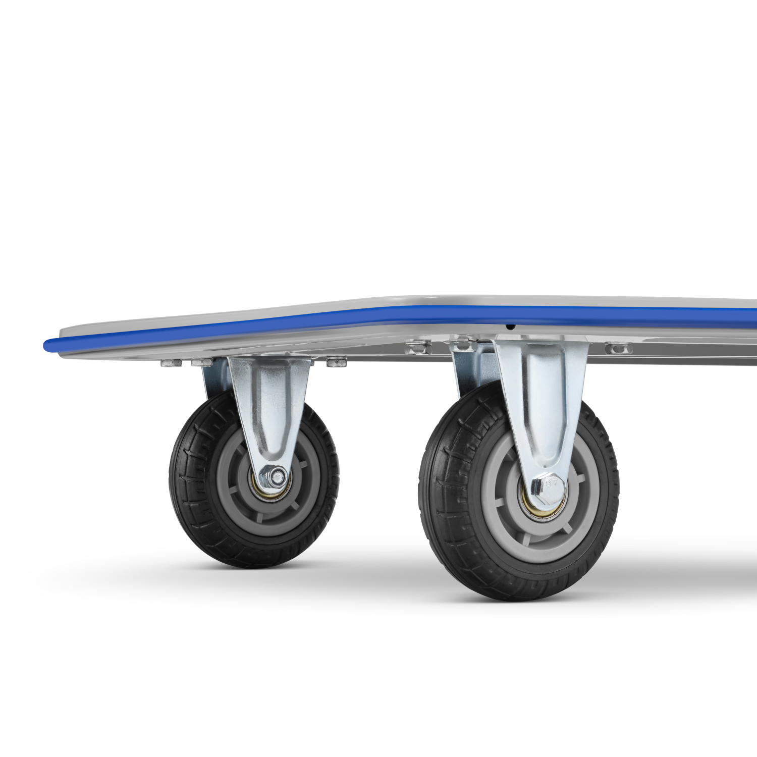 Wózek platformowy transportowy magazynowy 150 kg HIGHER koła pełne