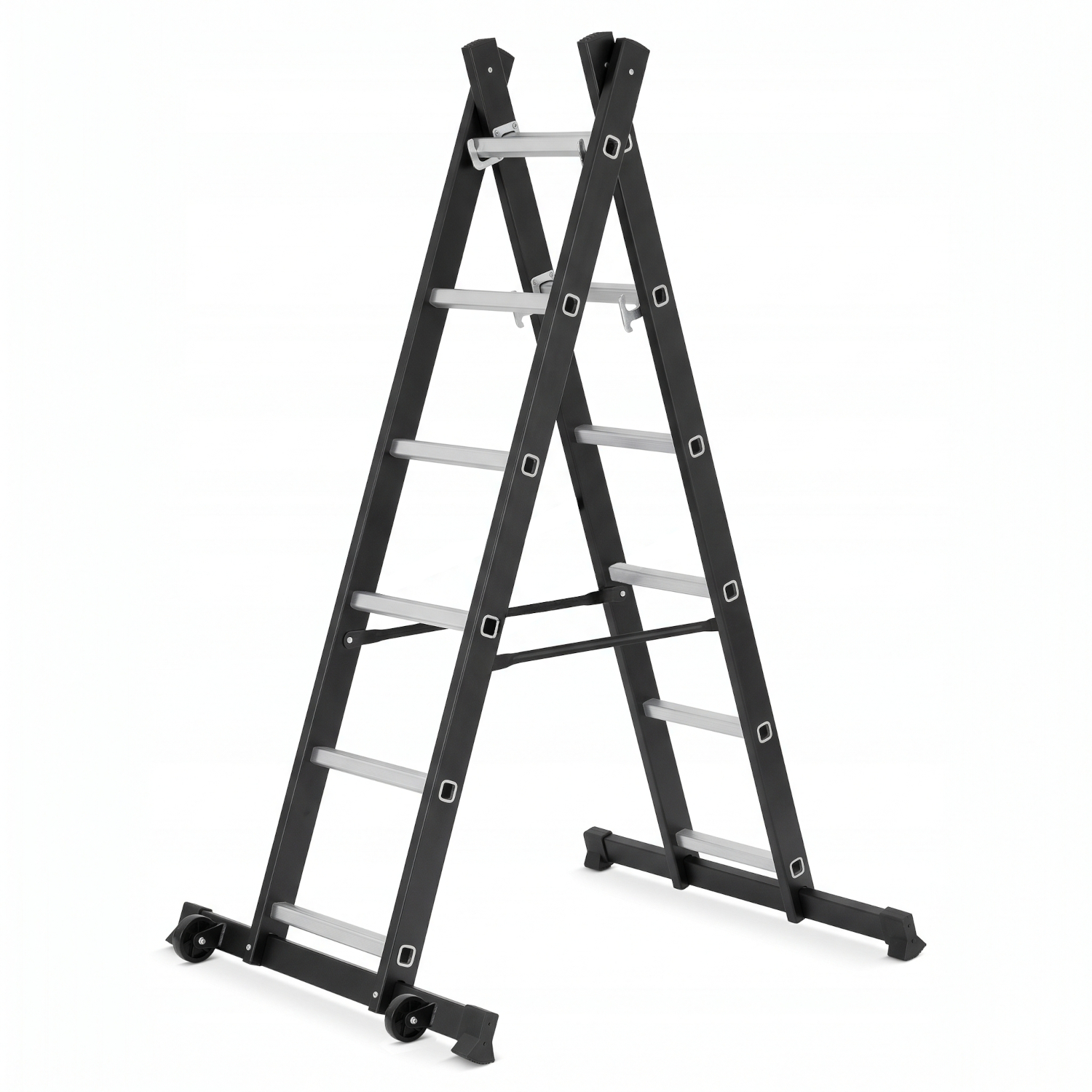 Rusztowanie drabinowe podest roboczy HIGHER 2x6 drabina 4w1 drabino-rusztowanie pomost