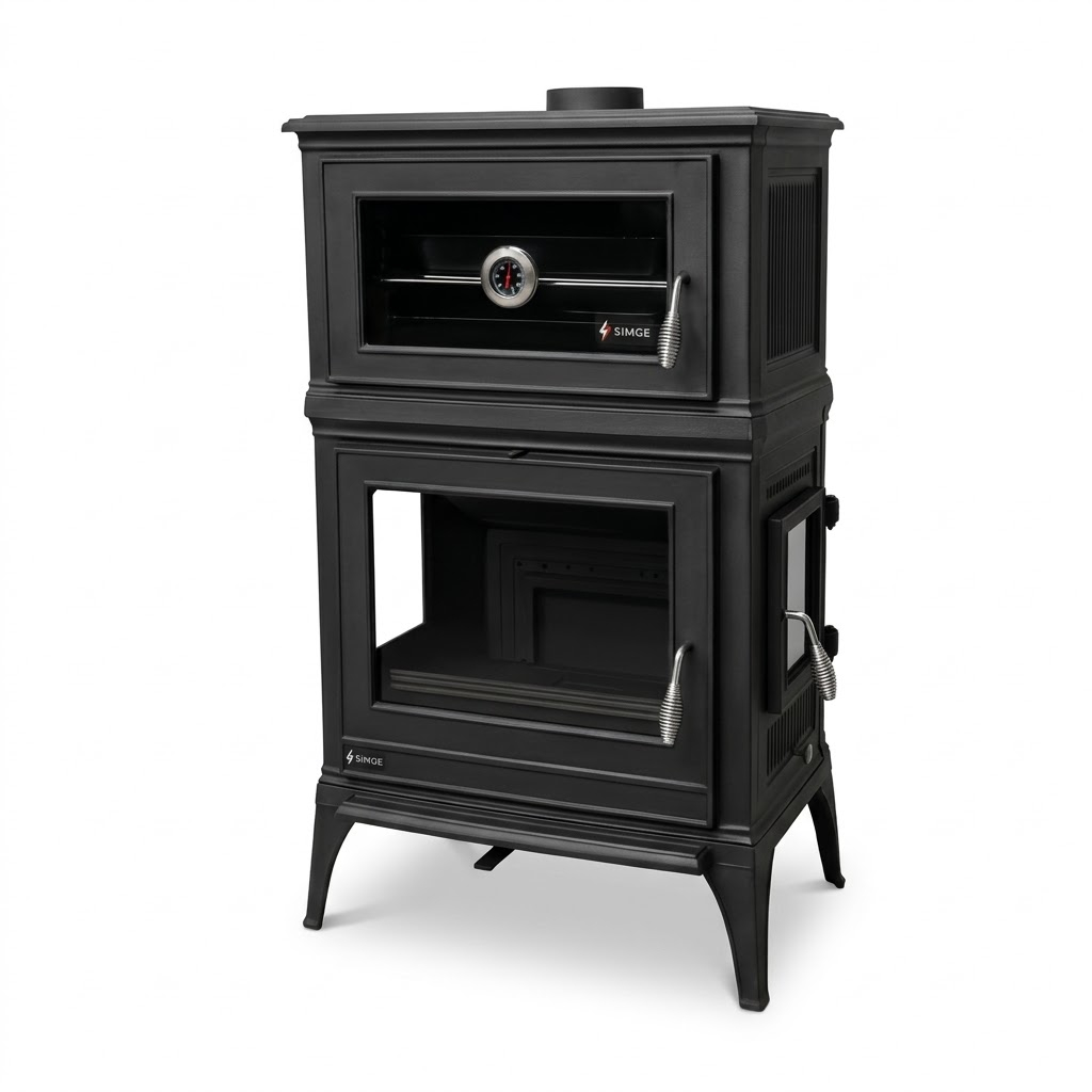 Piec piecyk kominek żeliwny wolnostojący koza 900 NOVA OVEN A 9 kW